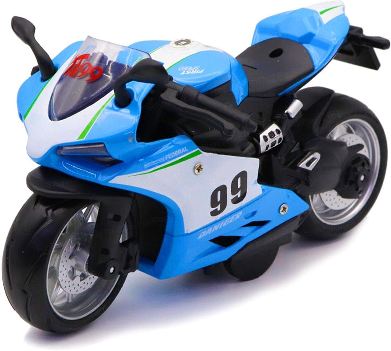 funblast Bike Toy for Kids – 1:8 Scaled Model Die-Cast Motorcycle Toy for Kids, Friction-picture-28