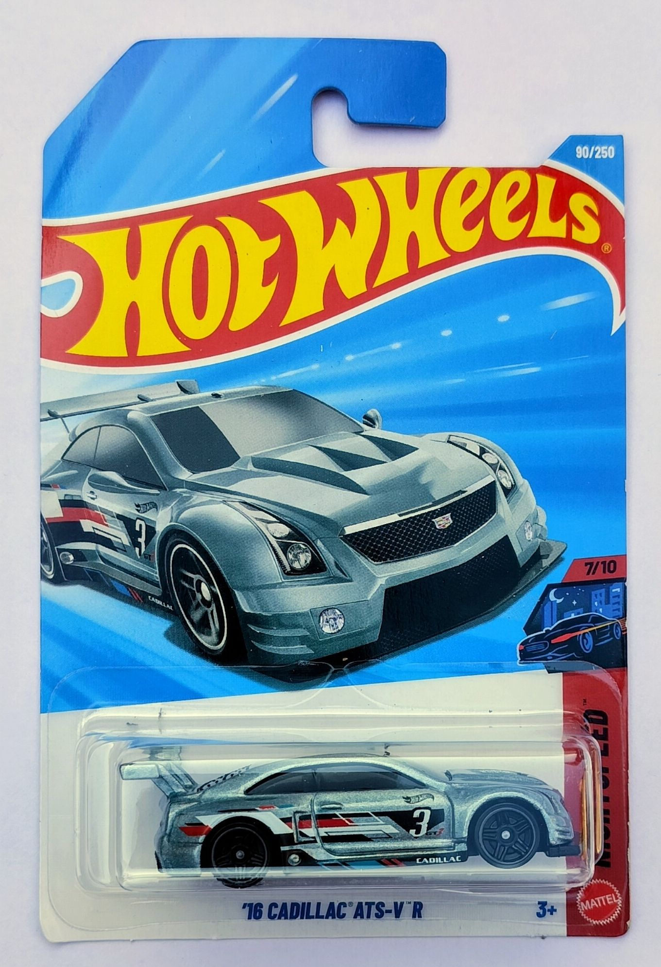 hot wheels NIGHTSPEED 7/10 16 CADILLAC ATS-V R TOY CAR-picture-25