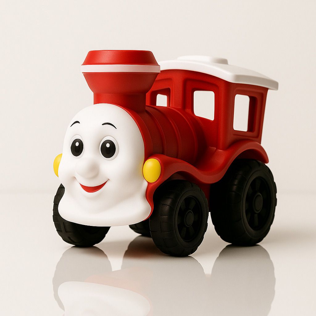 bizdom JoyRail Train – 24 cm Push & Go Engine Toy (Random Colour)-picture-46