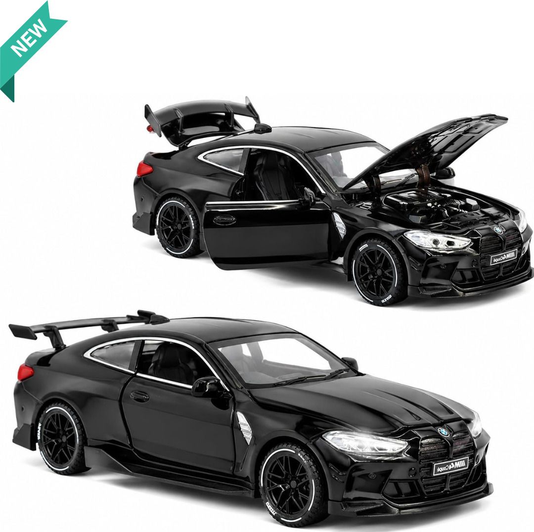 BMW M4 Luxury Coupe 1:32 Scale Die Cast Toy Car with Pull Back Action-image-46