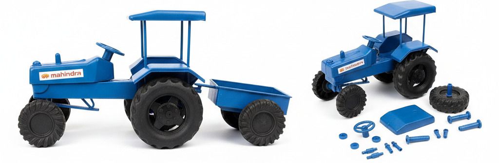 Plastic Farming Tractor Trolley – Kids Playset-image-31