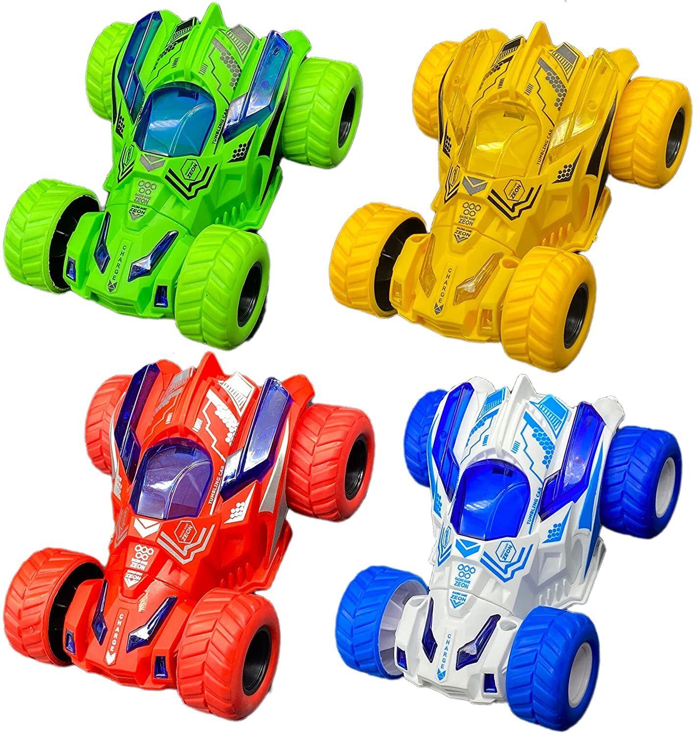 Turbo 360° Stunt Flip Car Friction Powered Toy for Kids-image-15