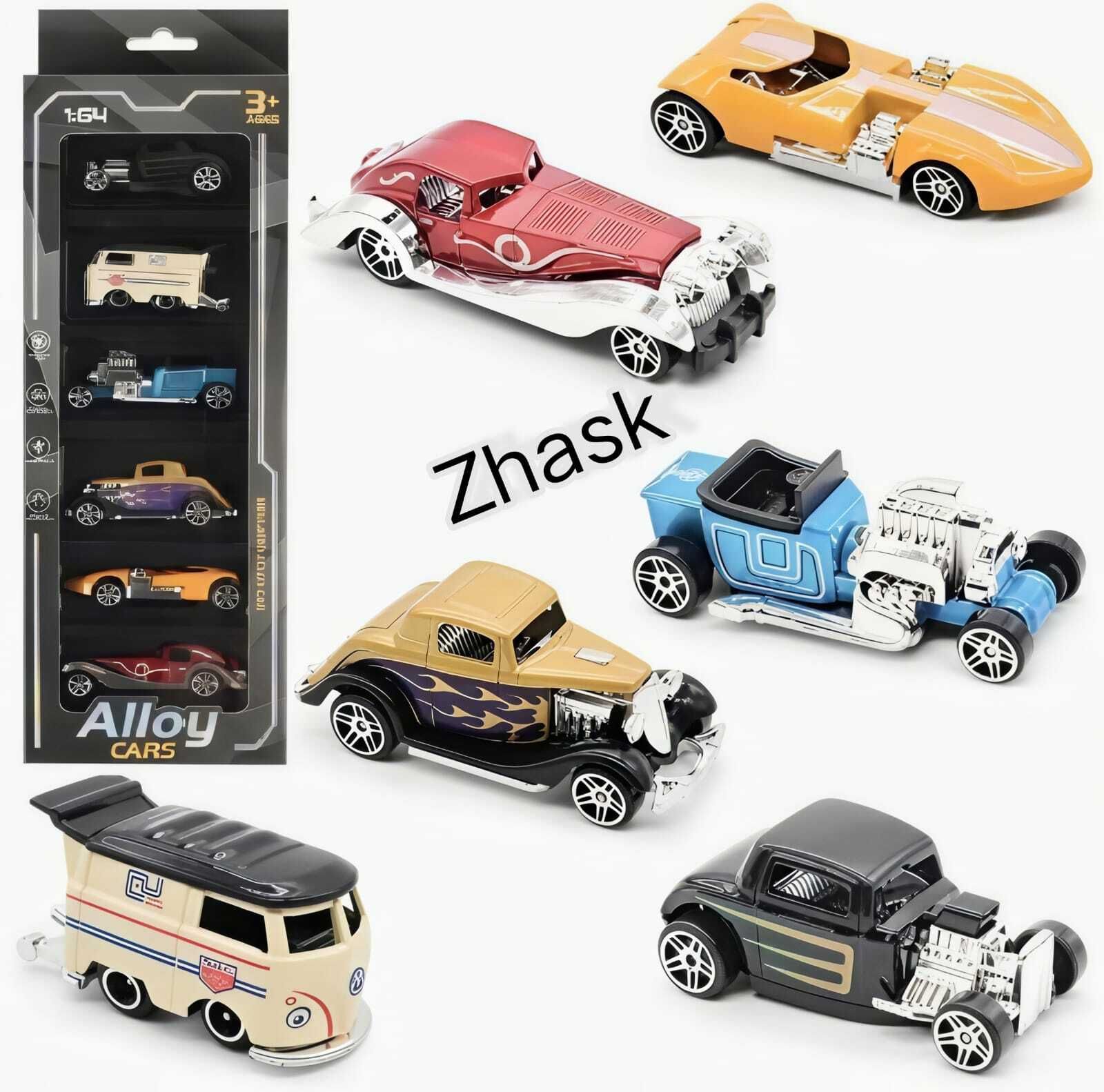 zhask All New Unbreakable 6 Piece Mini Metal Die Cast Play Set Car Toy-picture-30
