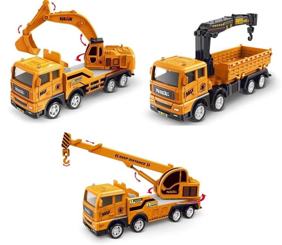spkart Construction Yellow Truck Jcb toy-picture-44