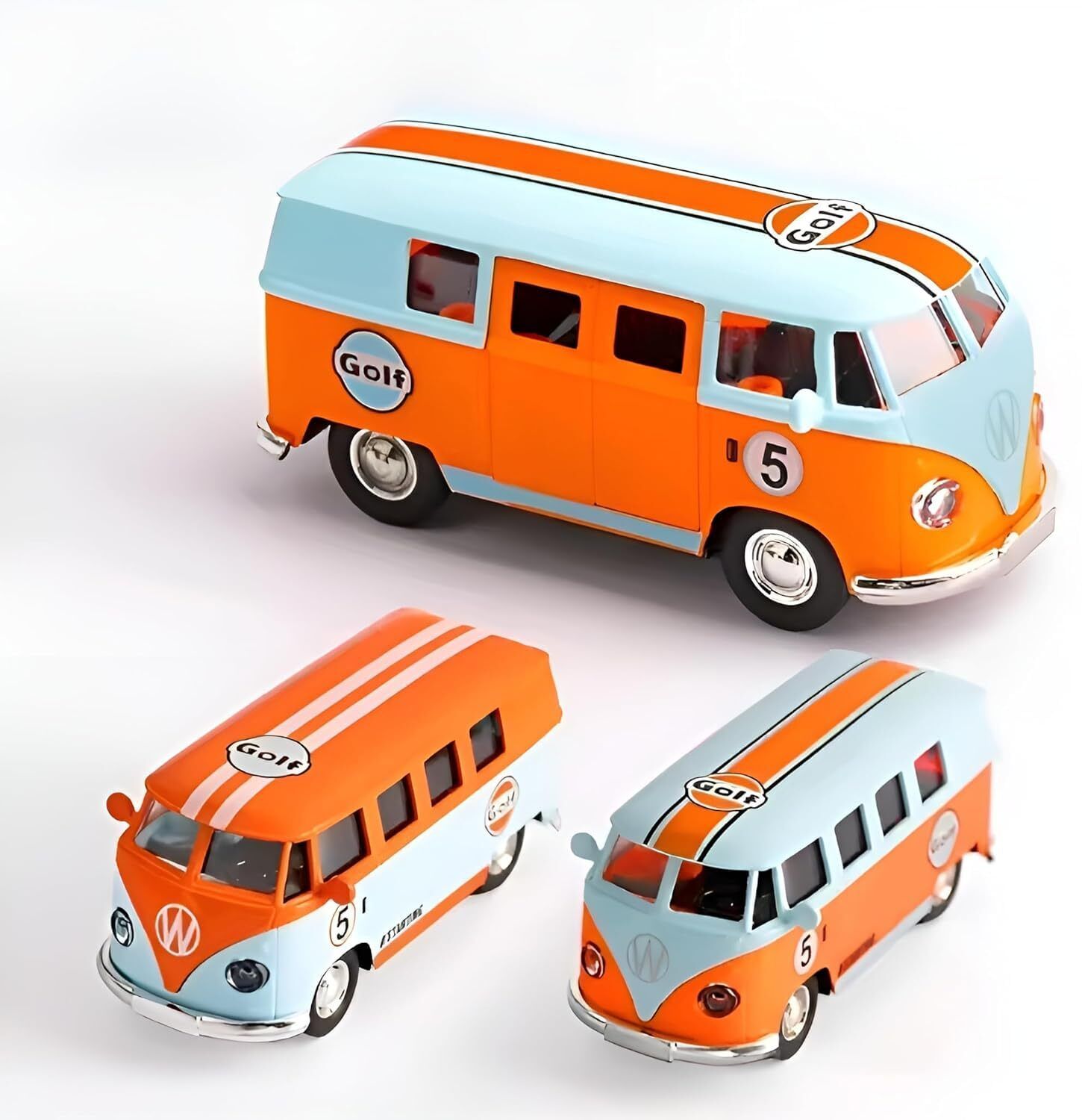 Vintage Die Cast Mini Bus Toy Car Retro Classic Metal Van Collectible-image-13