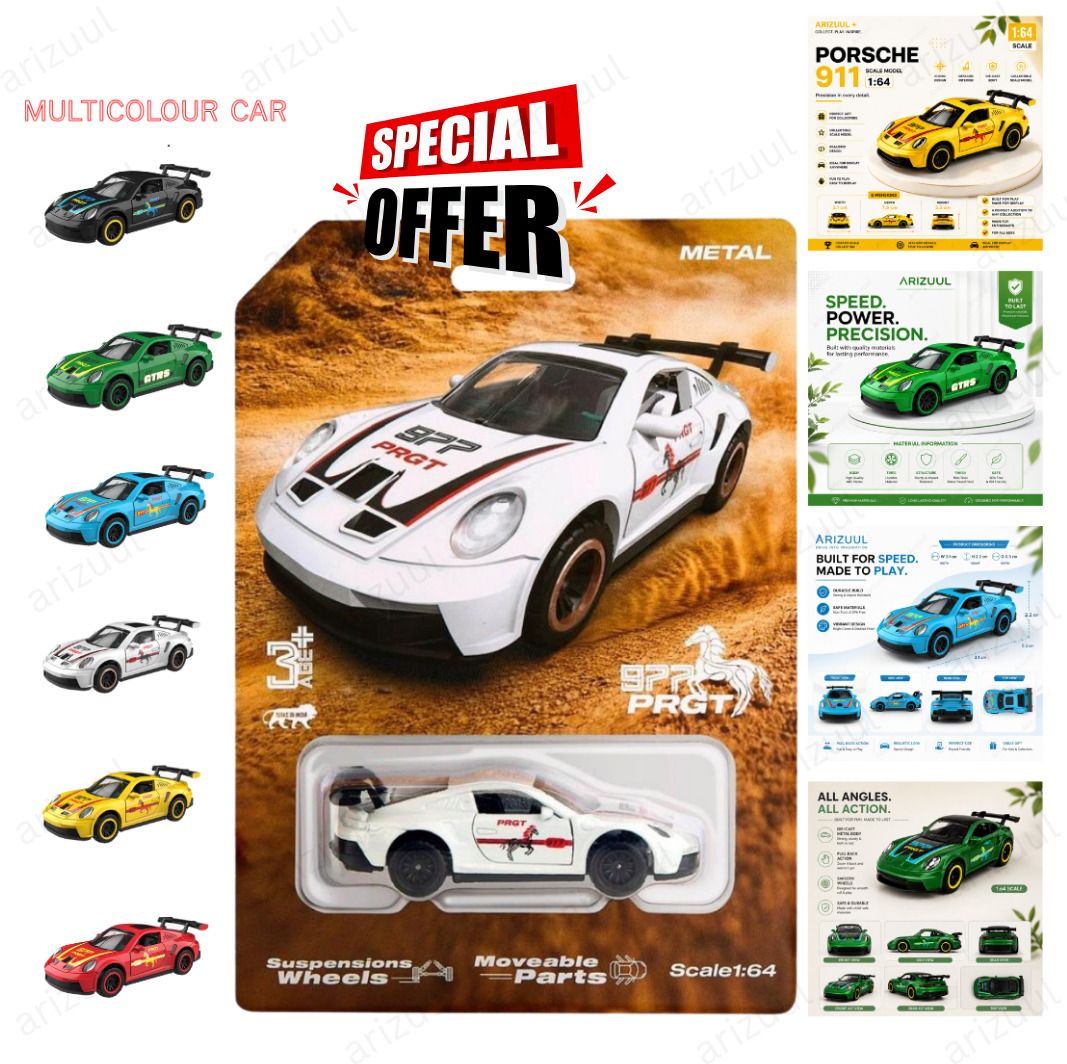 arizuul Porsche 911 GT3 RS High Detail Metal Body Model Racing Car-picture-44