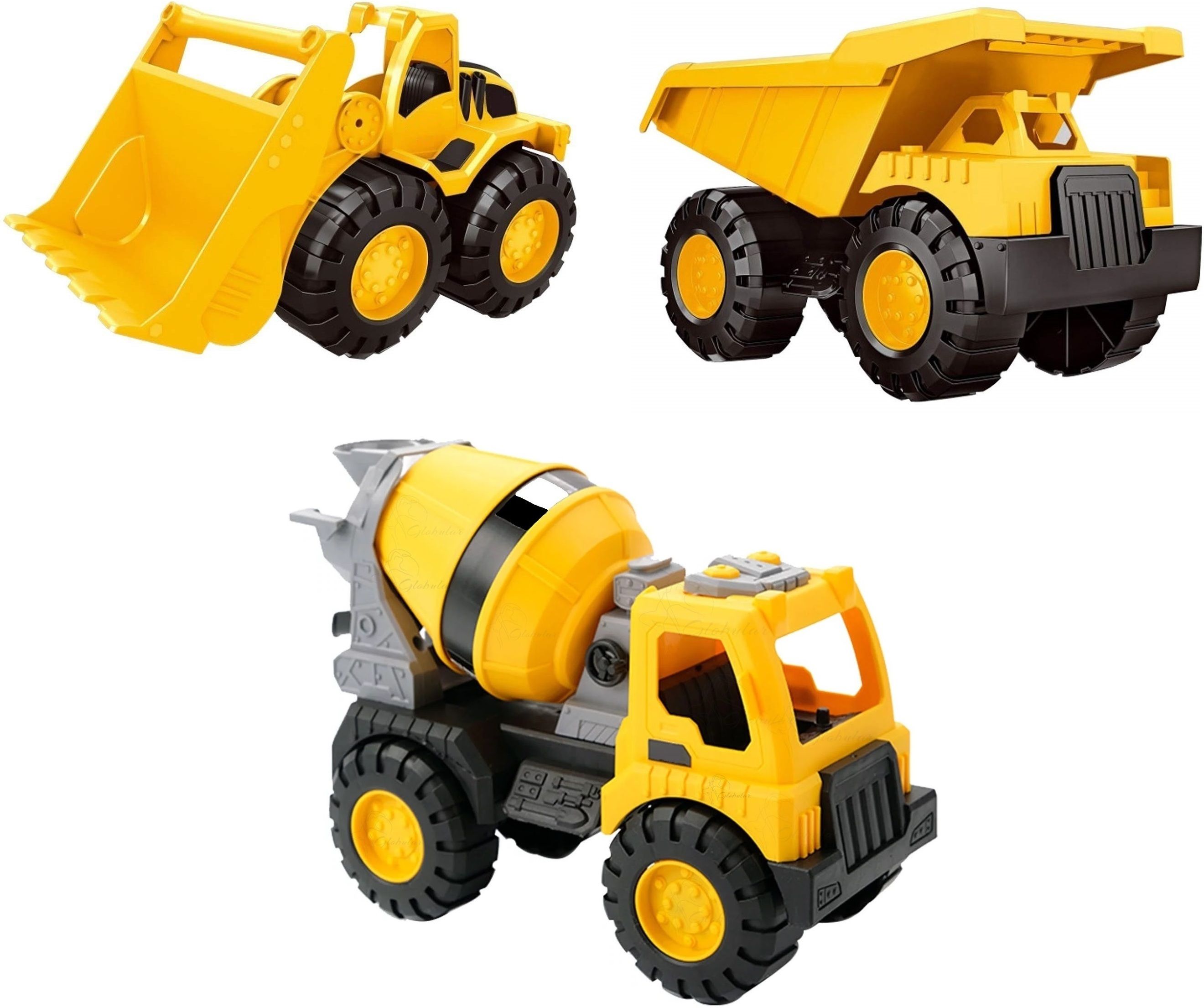 Cement Mixture Bulldozer Dumper Engineering Construction Vehicle Truck Toys-image-30