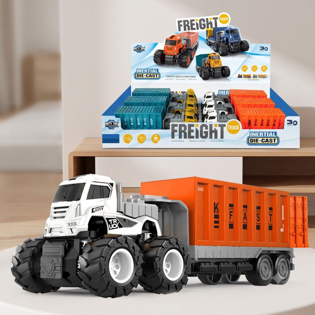 deuson ecom Transport Cargo Truck Toy Logistic Toys Kids Friction | DS1L3-picture-23
