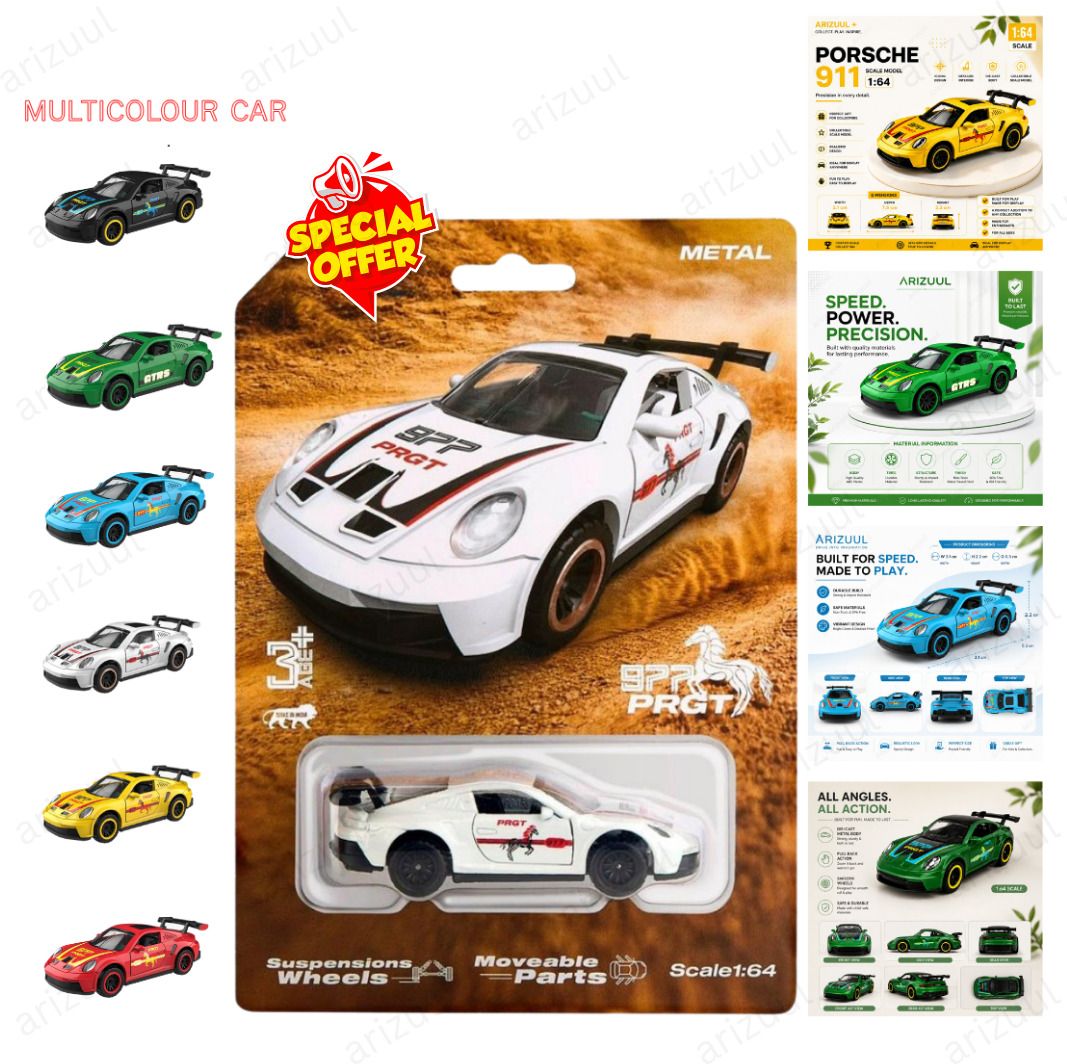 arizuul Porsche GT3 RS Premium Racing Car Collection Model-picture-14