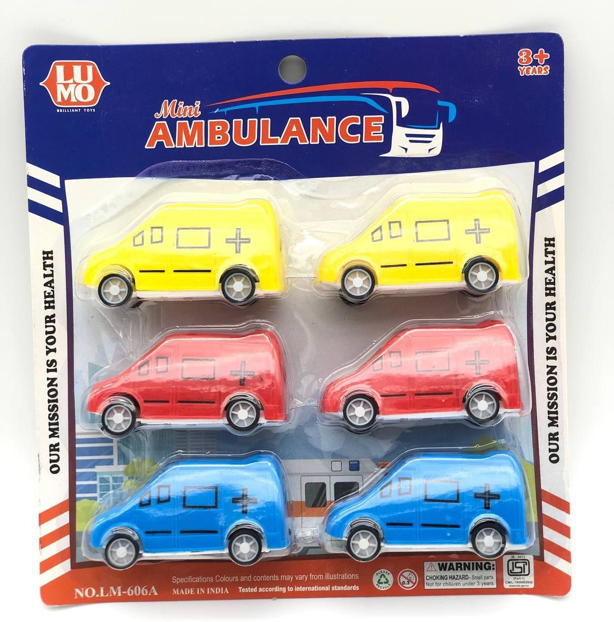 vrux 6 PCS AMBULANCE SET MULTICOLOUR-picture-36