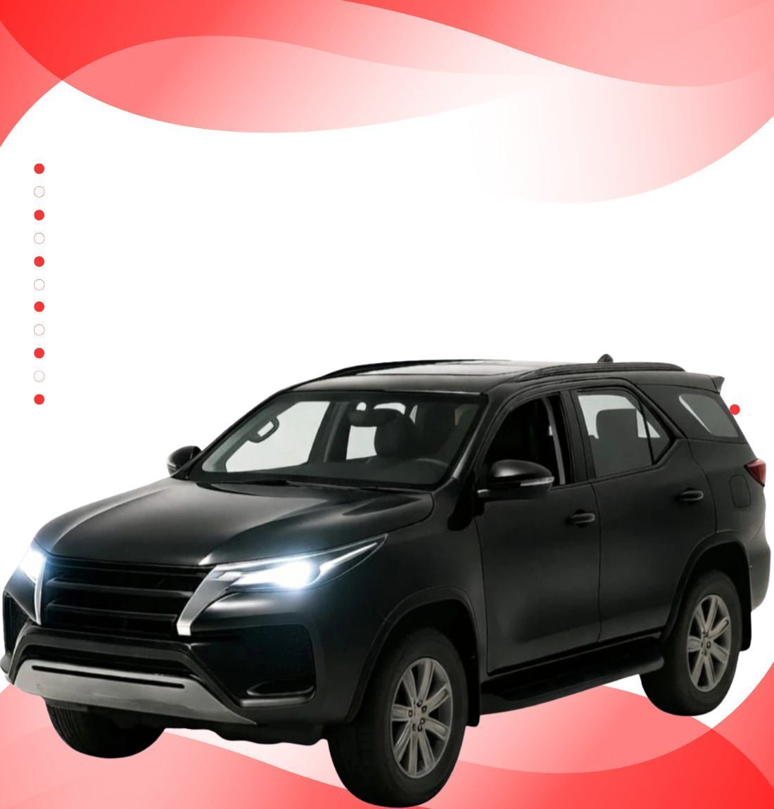 Premium Fortuner Die Cast Toy Car with Light Sound & Pull Back Action-image-14