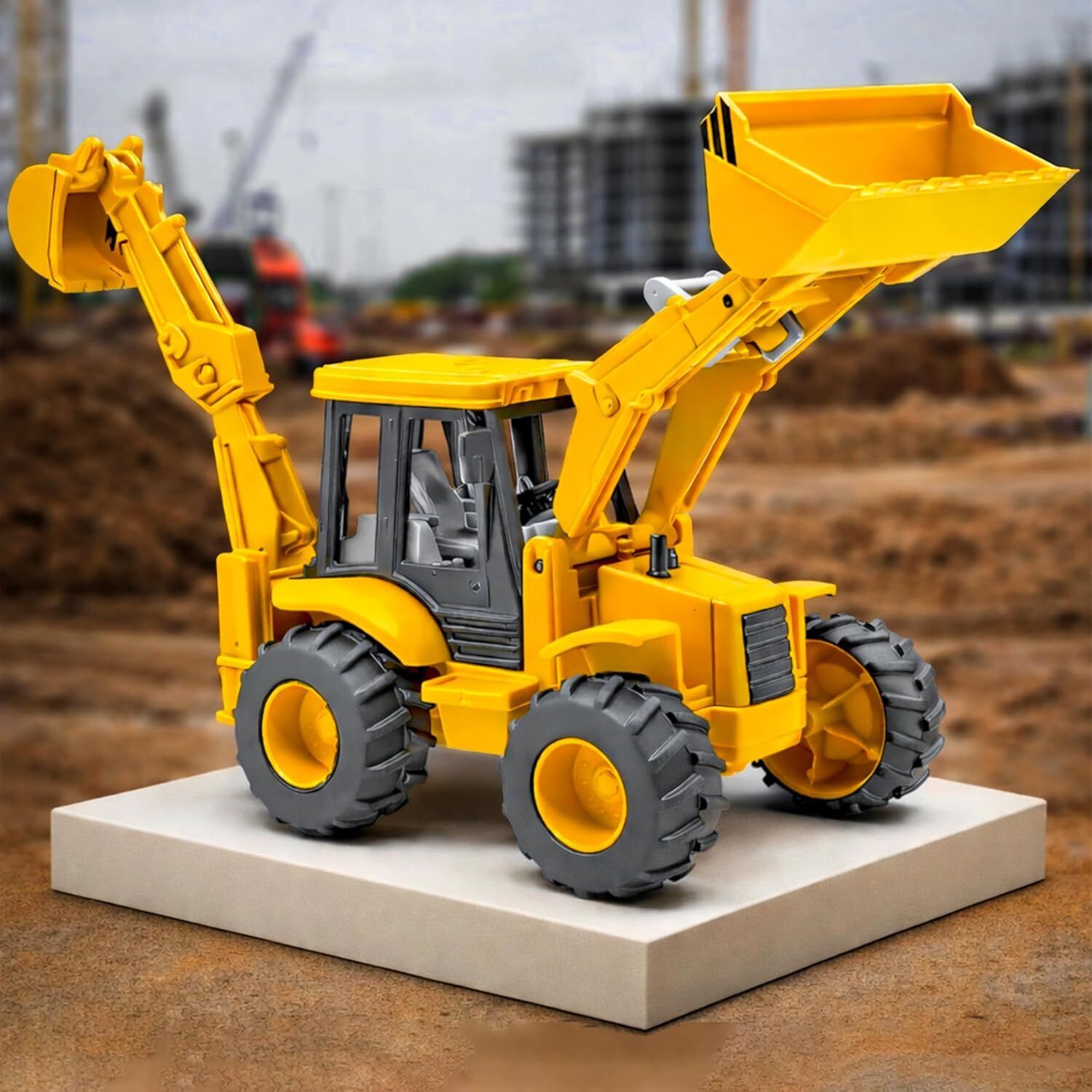 fraimingo JCB Construction Digger and Loader Machine Toy-picture-32