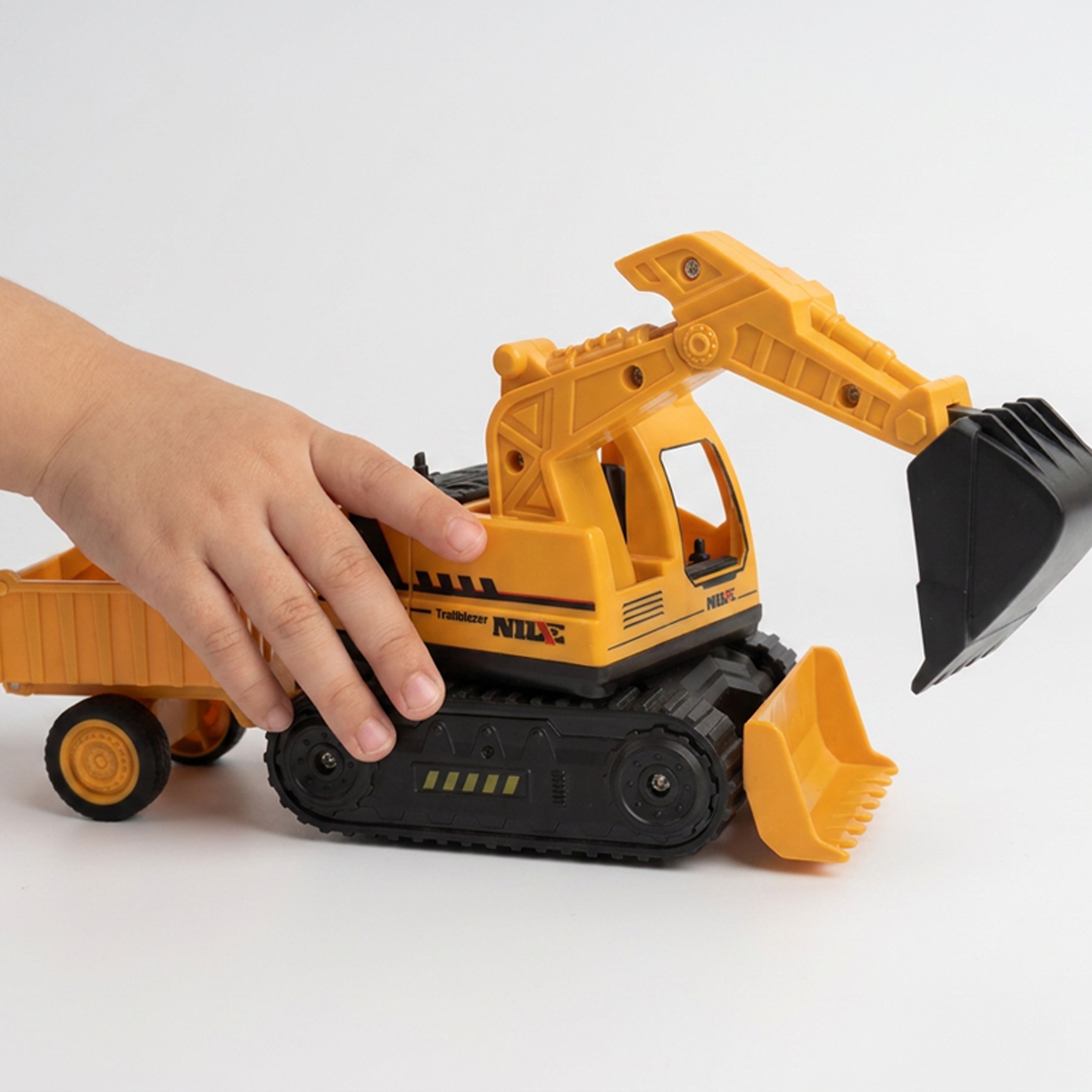 Excavator Truck Toy with Trailer for Kids | Construction Digger Vehicle-image-23