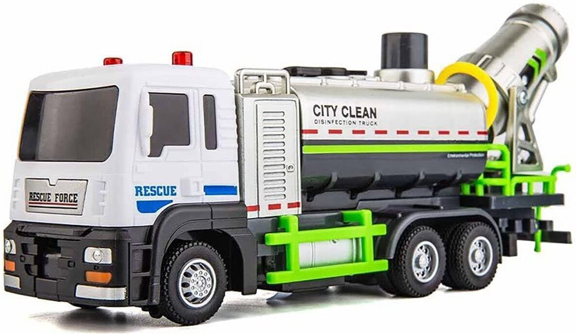 Die-Cast Water Spray City-Clean Truck-image-39