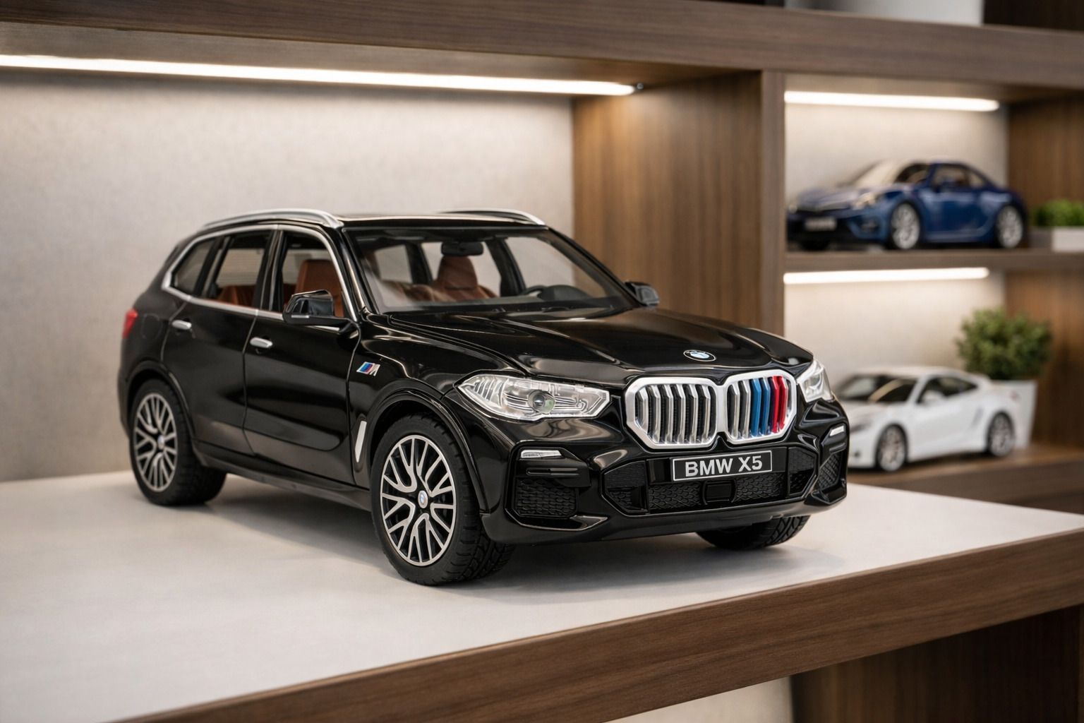 BMW X5 Premium Die Cast Model Car with Pull Back and Opening Features-image-25