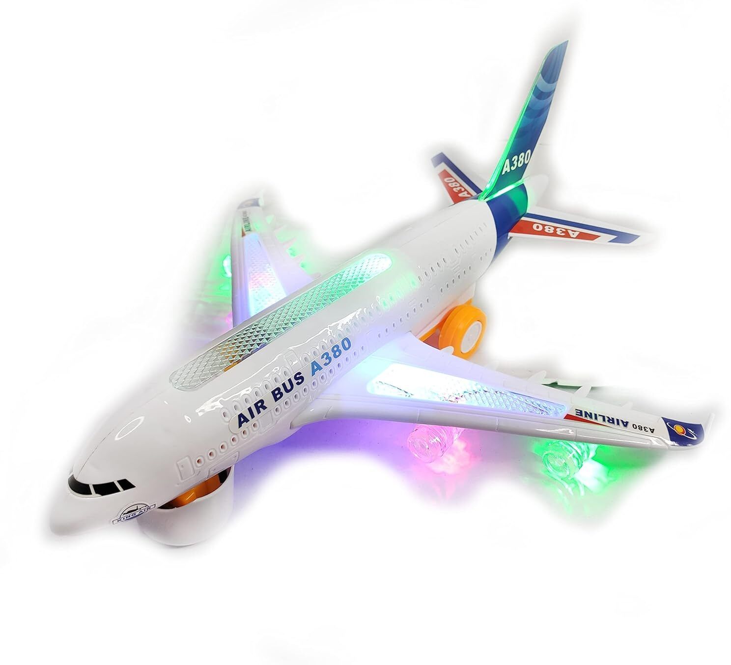 kmc kidoz Airplane with LED Flashing Lights and Sounds for Boys & Girls-picture-42