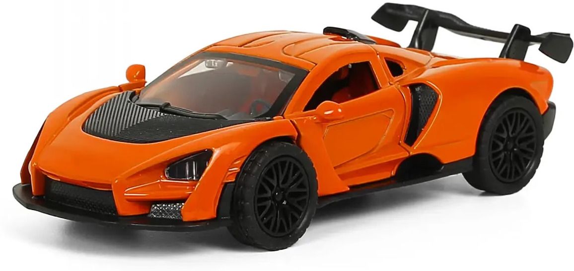 atwozdesign Metal Car 1: 32, McLaren Senna With Openable Door And Pull Back Function-picture-33