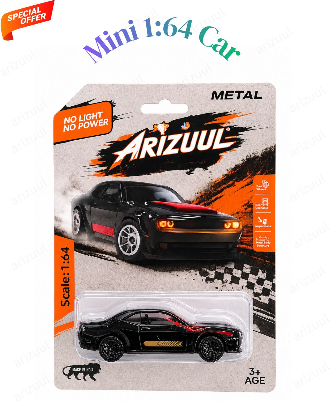 arizuul DC SRT Hellcat Mini Racing Diecast Car for Boys Girls and Hobbyists-picture-14