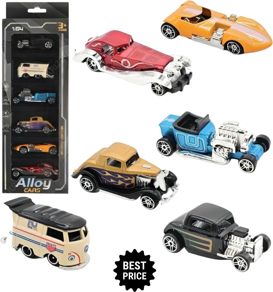 arizuul 1:64 Diecast Cars Set Alloy Metal Mini Toy Vehicles for Kids, Realistic Car Pack-picture-15