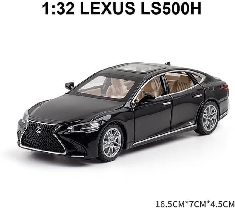 Metal Pull Back 1:32 Scale Lexus LS500 Die-cast Car with Music & Lights for Kids-image-7