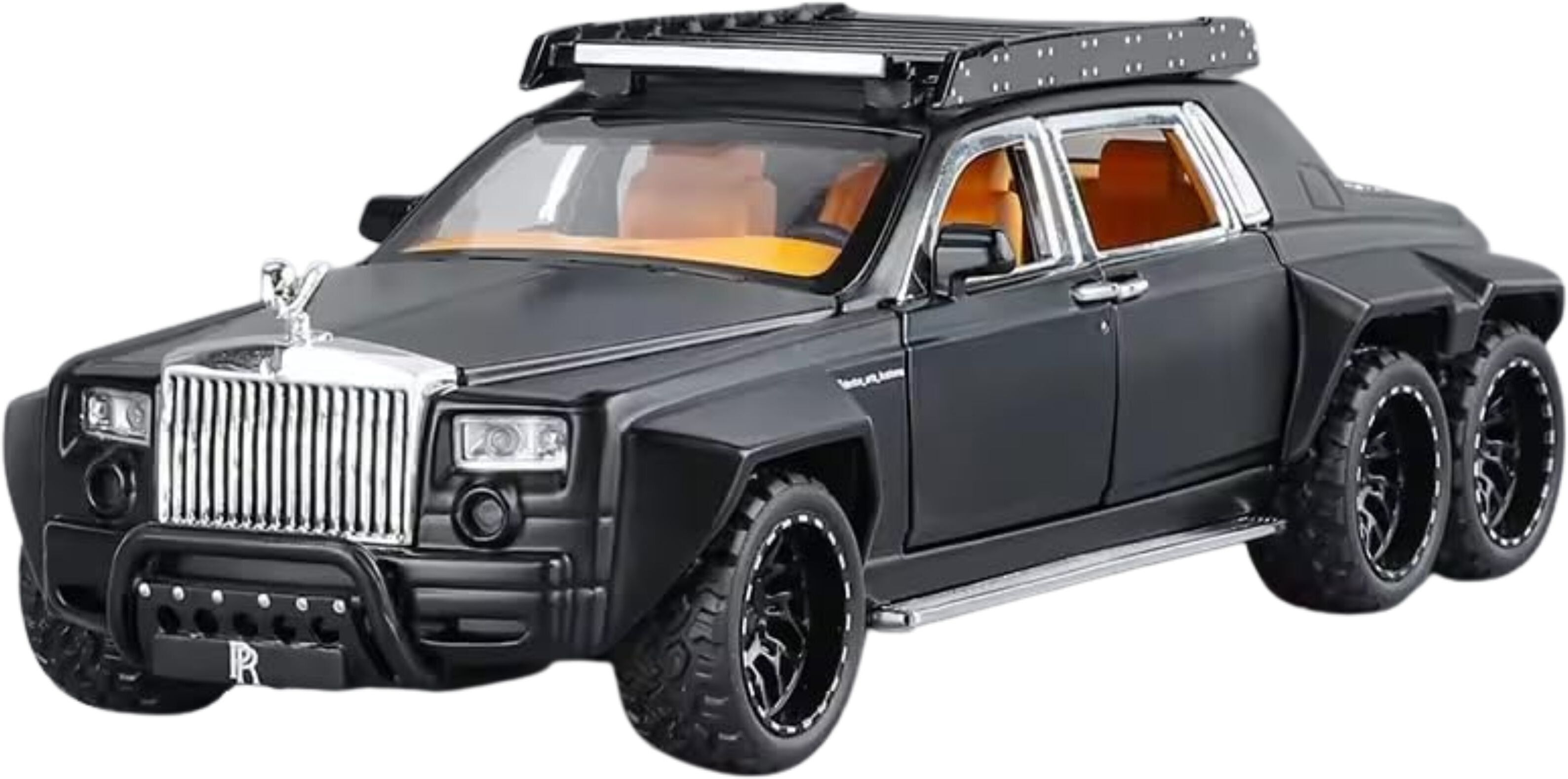 1:32 Rolls-Royce Phantom 6x6 Alloy Pickup Diecast Model Car - Sound & Light-image-19