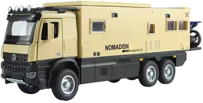 Big 1:24 Nomadison Rv Die Cast Model Car,Pull Back Alloy Toy Car withLight Sound-image-45