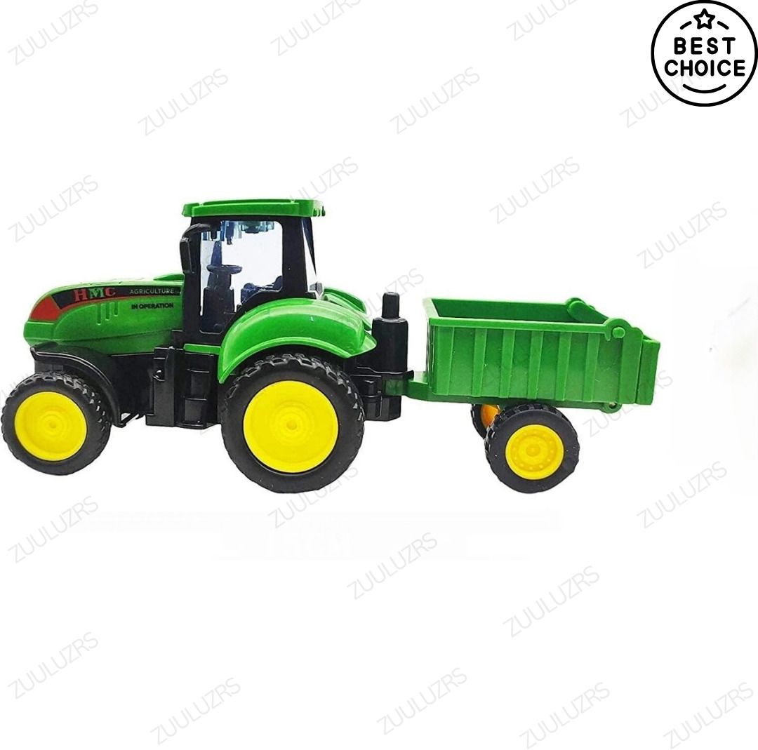 zuuluzrs Agricultural Tractor Toy with Trolley for Children-picture-30