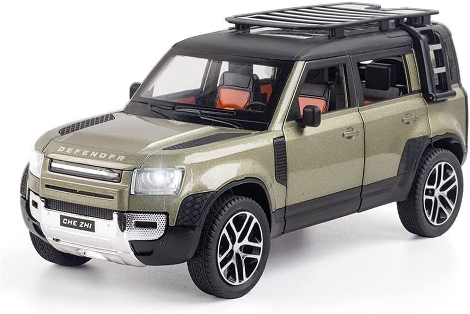 1:32 Scale Alloy Die-Cast Metal Land Rover Defender SUV Car Toy for Kids