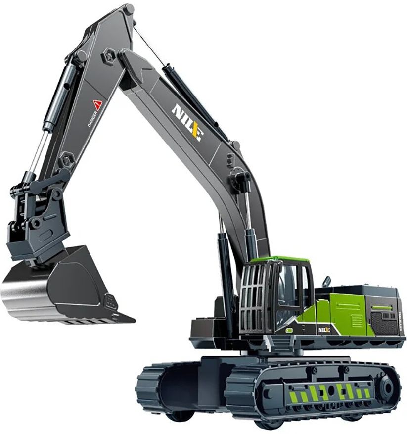 duwol Construction Long Crane Excavator Trucks Rotate by 360 Degree JCB Toy Loader Toy-picture-29