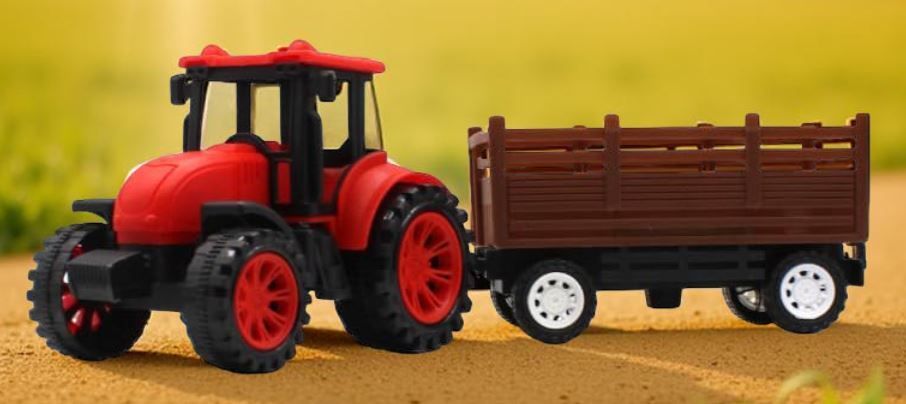 srbn enterprises Kids Tractor & Trolley Set – Role Play Farm Vehicle Toy-picture-38