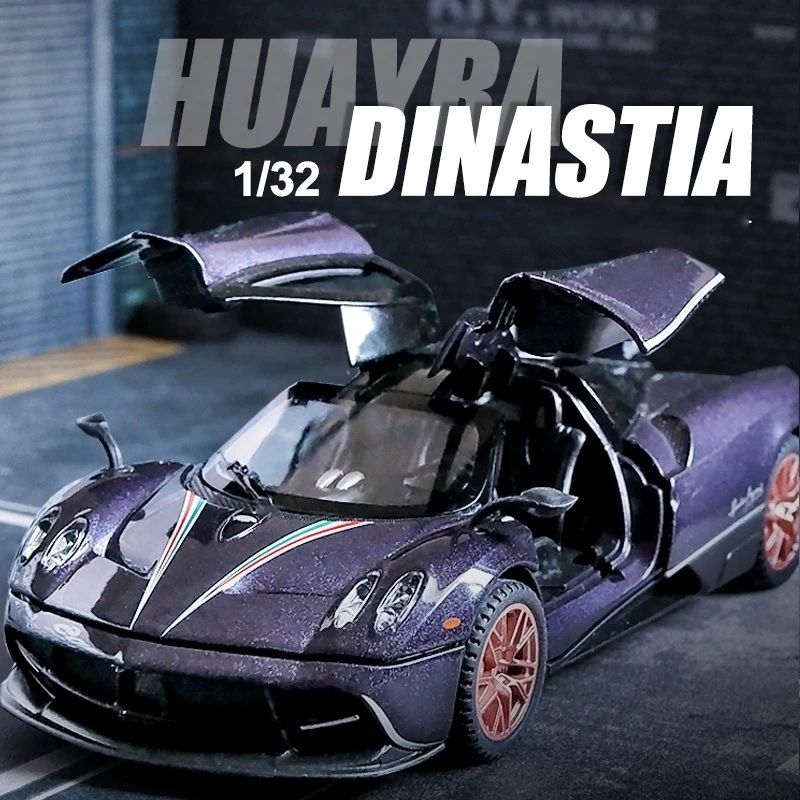 1:32 Scale Pagani Huryra Dinastia Alloy Car Model Light & Sound effect diecast-image-36