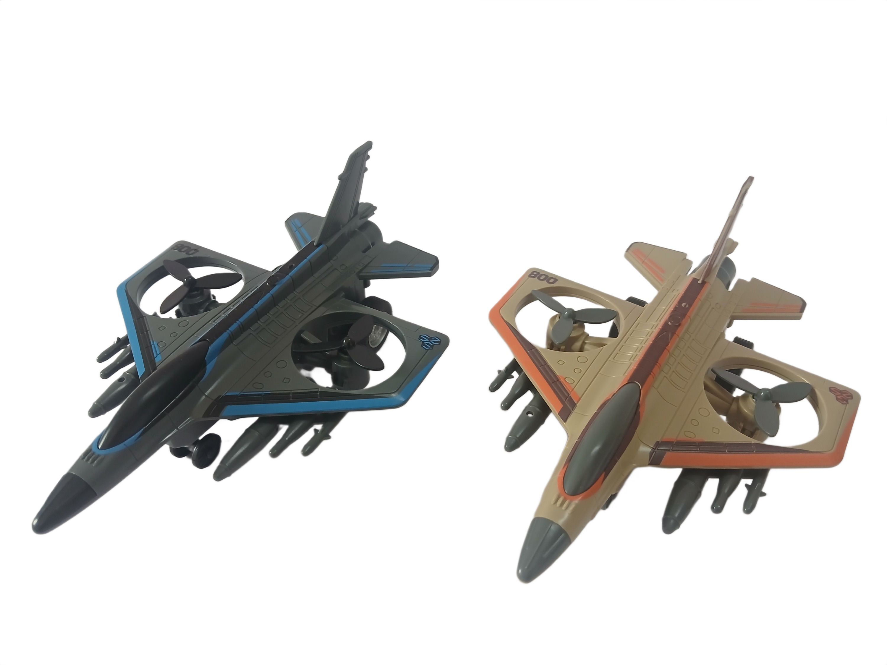 toyomaa Frictional Pull Back Push and Go Fighter Aero Plane Airplane Toy For Kids-picture-13