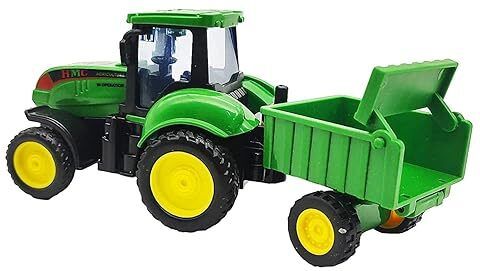 Agriculture Farm Tractor With Trolley Push and Go Vehicle For Kids & Toddlers