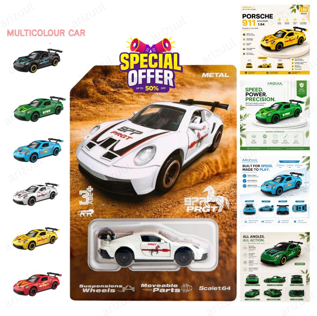 arizuul Porsche 911 GT3 RS Exclusive Racing Collectible Metal Car-picture-46