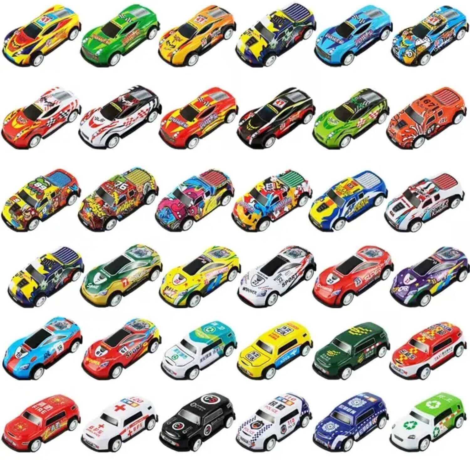 mairaag Mini Die-Cast Racing Cars Random 6 Pack Combo for Kids Toy Set-picture-17
