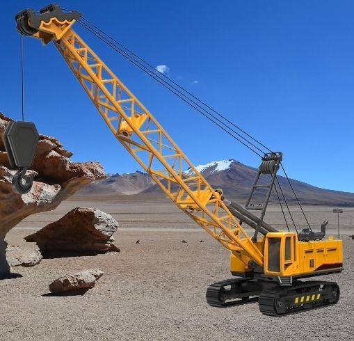deoxy Heavy duty Lifting Crane toy with Cable 360 Degree Rotating Towing Crane-picture-15