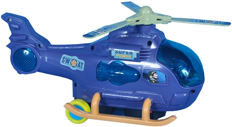 kokee toys Battery Operated Cartoon Helicopter Toy for Kids with Lights & Music-picture-11