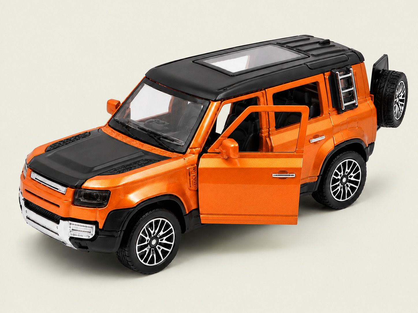 thriveonix Land Rover Defender 1:32 Metal Car With Openable Doors for Kid-picture-21