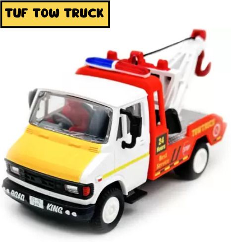 TUF TOW CRANE TRUCK || Pull Back Action Miniature toy For Kids