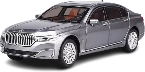 1:24 Diecast BMW 7 Series 760Li Metal Pull Back Car With Sound And Light-image-40