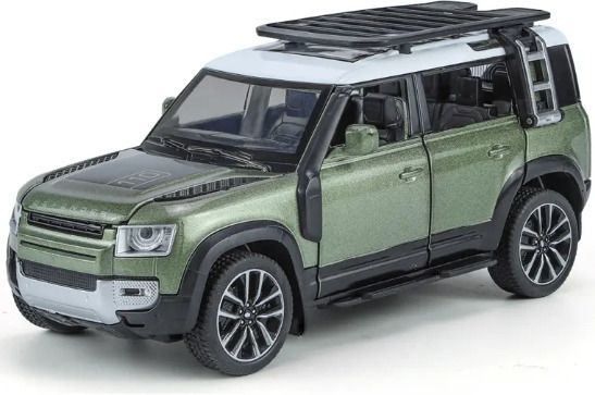 Land Rover Defender 1:32 Scale Model Car Pullback Toy car with Openable Doors-image-12