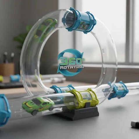 hornflow Power Pipes Cars Dual Barrel Kids(IND*312) Children Toy-picture-29