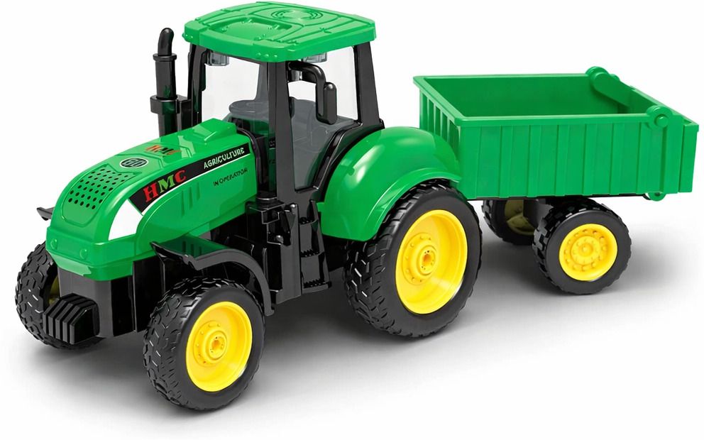 Agriculture Tractor Toy with Trailer for Kids.Farm Vehicle Toy for Boys & Girls-image-43