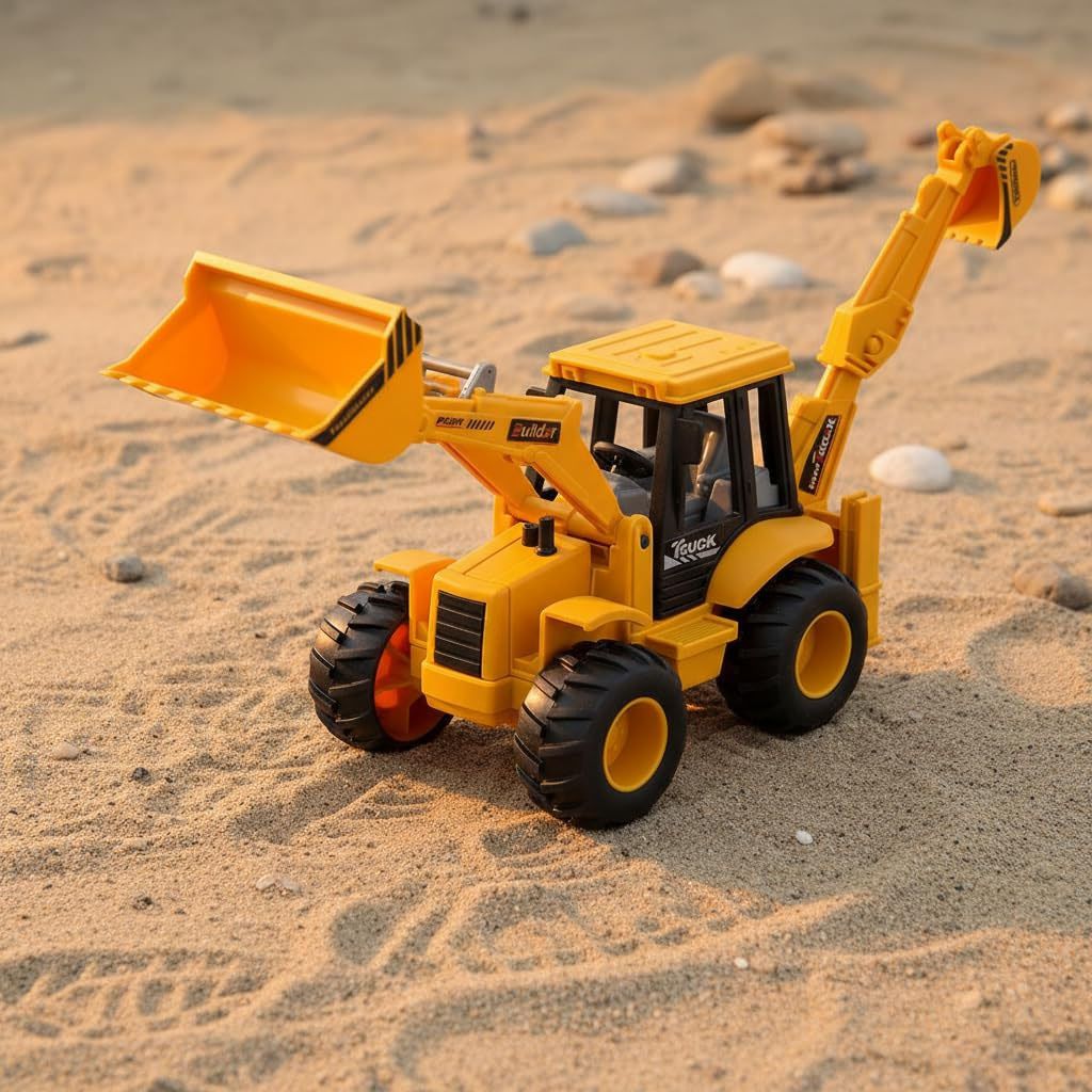 2 in 1 JCB Dumper Model Friction Powered Simulation JCB Bulldozer toys-image-16
