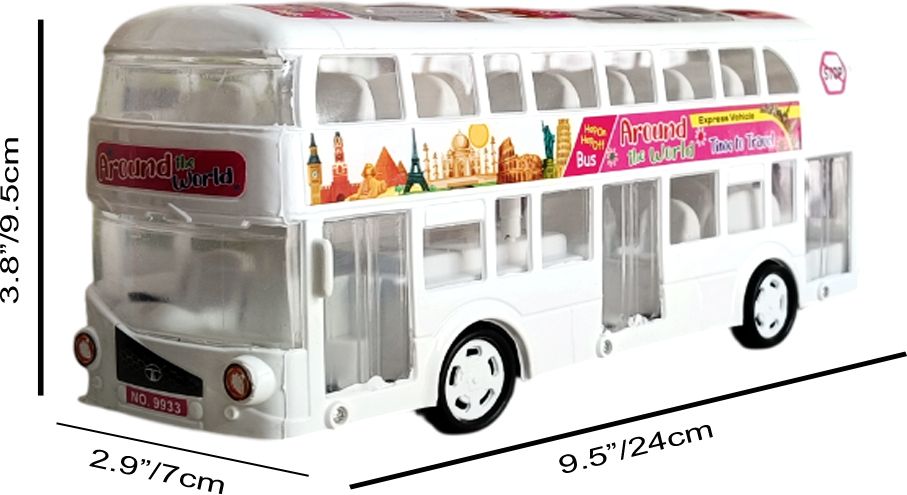 Double Decker Design with colorful Double Decker Bus