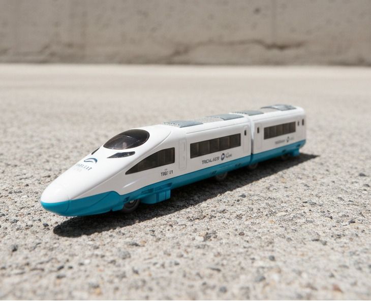 kettoby High-Speed BulletTrain Toy with Lights & Music ,Battery Operated Modern Bullet-picture-12