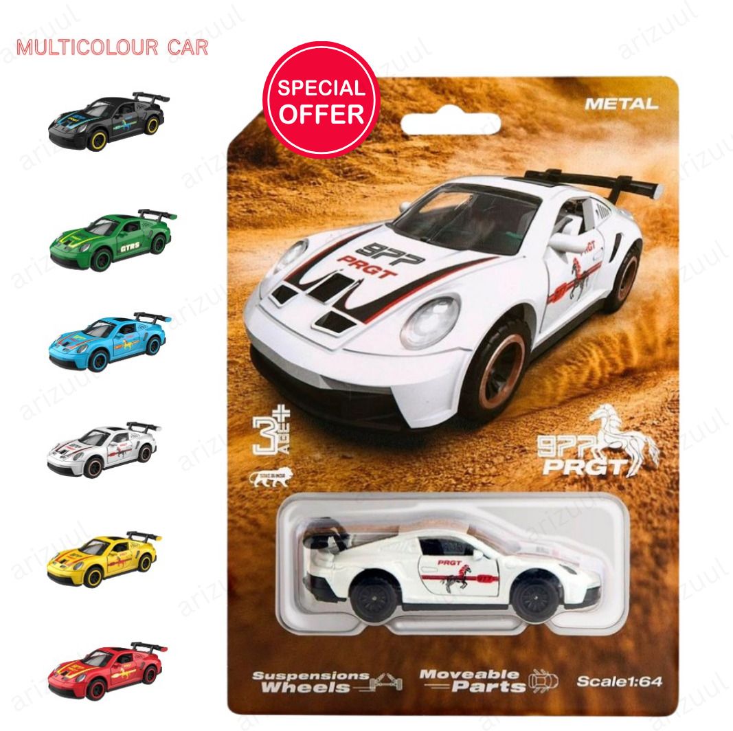 arizuul 1:64 Scale Porsche GT3 RS Alloy Diecast Sports Car Model-picture-31