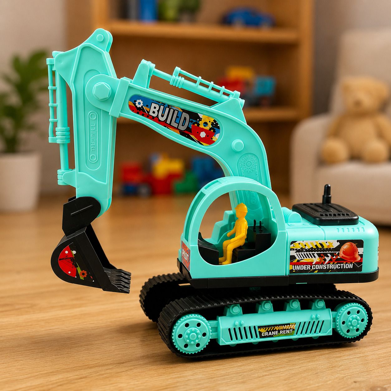 Kids Construction Excavator BIG JCB-image-13