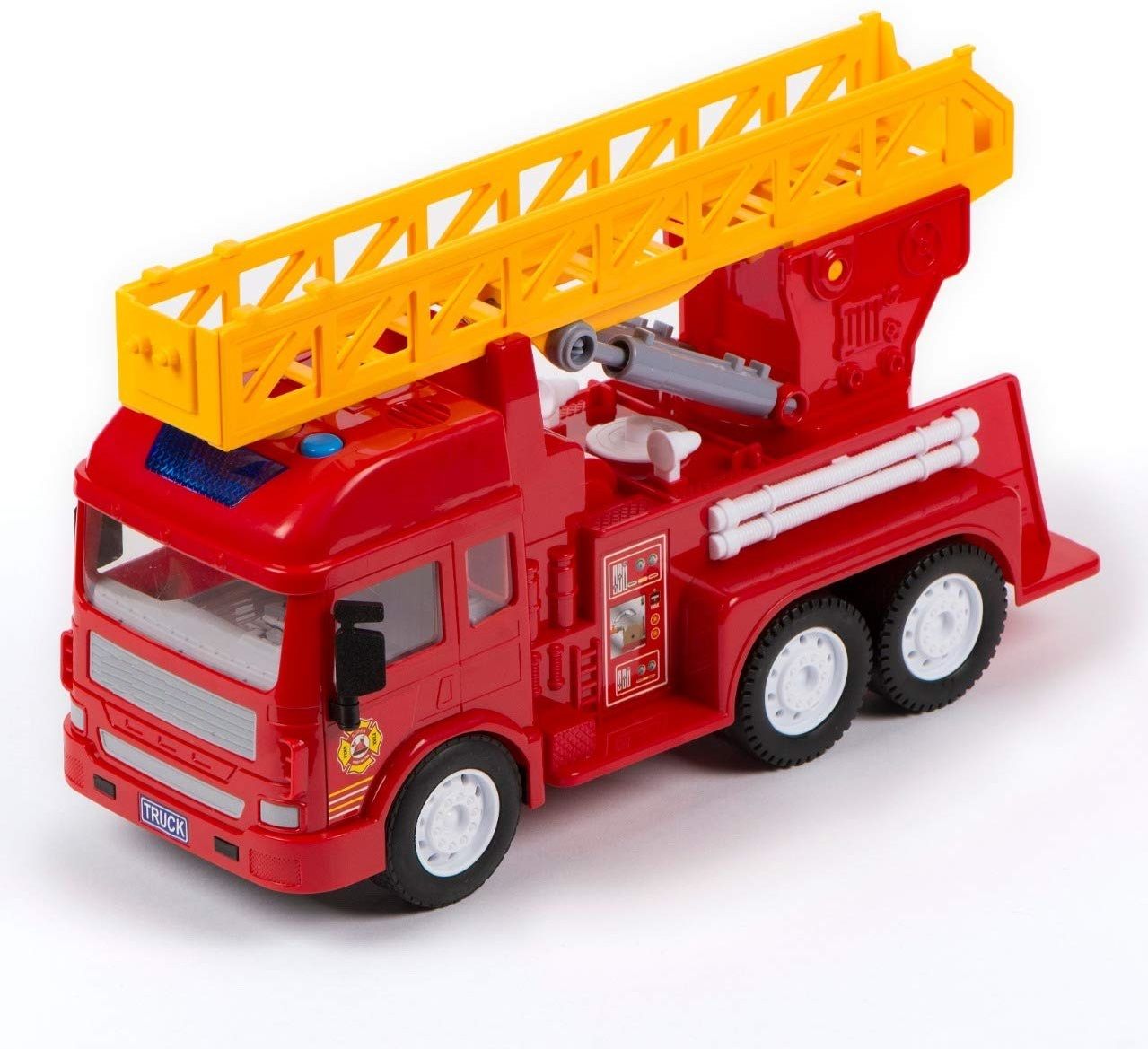 sarnav Fire Rescue Truck Toy Friction Powered with Light & Music for Kids-picture-31