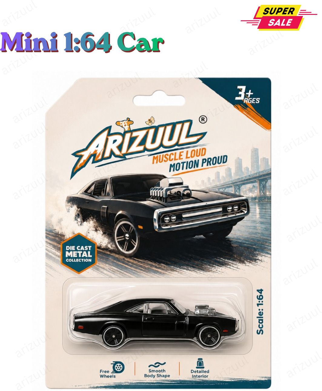 arizuul Fast and Furious Racing Vehicle Toy 1:64 Scale Premium Die Cast Metal Model-picture-22